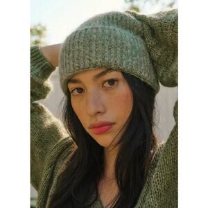 NWT! Free People Frostline Beanie in Matcha